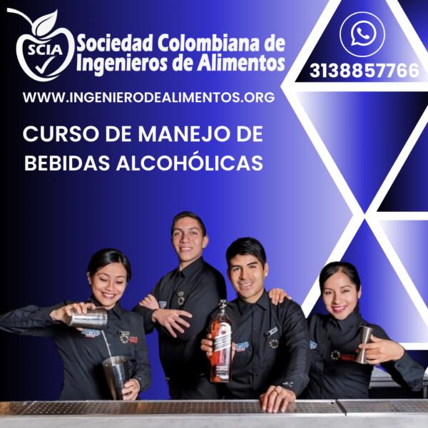 SCIA curso de manipulación de bebidas alcohólicas